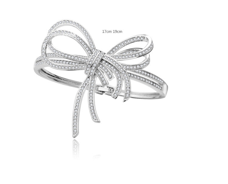 Pulsera de circonitas cúbicas con lazo B3926