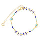 Evil Eye Bead Chains Bracelet B3975
