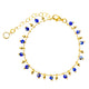 Evil Eye Bead Chains Bracelet B3979