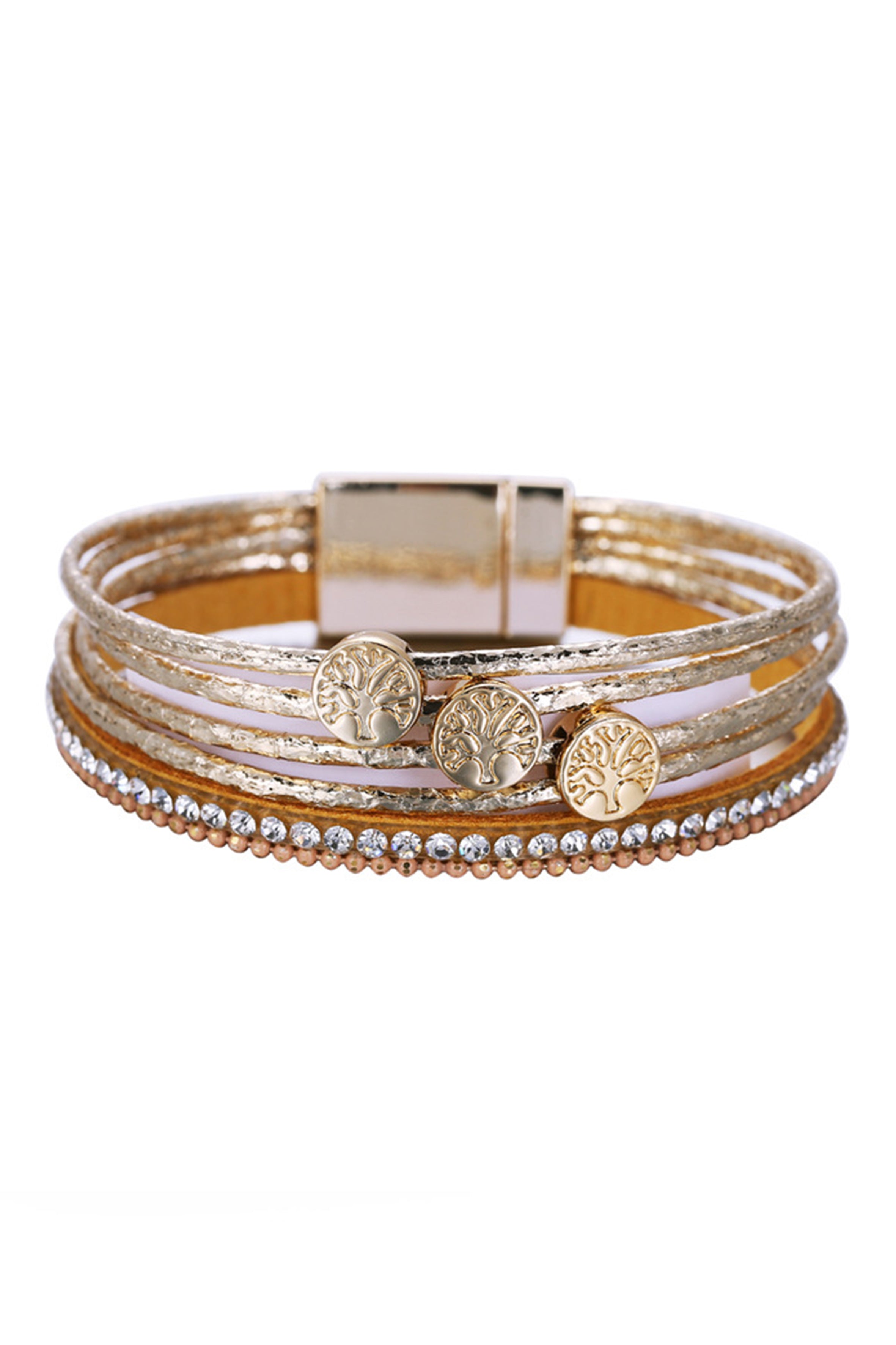 Pulsera magnética multicapa del árbol de la vida B4006