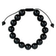 Onyx Braided Shamballa Bracelet B4114-12MM