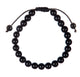 Onyx Braided Shamballa Bracelet B4114-8MM