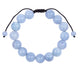 Blue Aquamarine Braided Shamballa Bracelet B4130-12MM