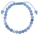Blue Aquamarine Braided Shamballa Bracelet B4130-6MM