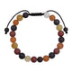 Muddy Jasper-Matte Stone Braided Bracelet B4147-8MM