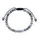Matte Atlas Jasper Braided Shamballa Bracelet  B4148-6MM