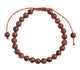 Red Sesame Jasper Beaded Bracelet B4158 - 6MM