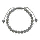 Labradorite Stone Braided Bracelet B4161-6MM
