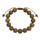 Woodenline Jasper Stone Braided Bracelet B4163-12MM