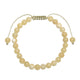 Yellow Jade Stone Braided Bracelet B4168-6MM