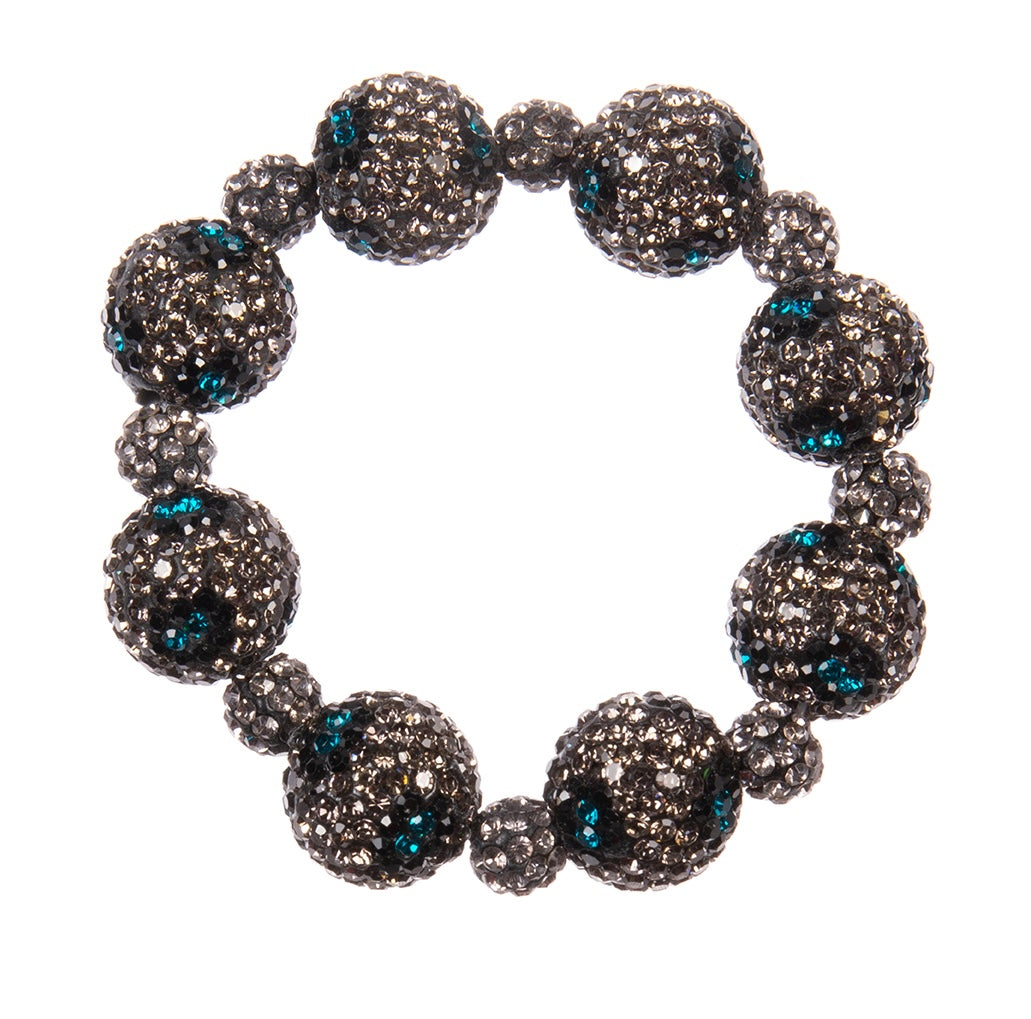 Crystal Rhinestone Bracelet B4256-Grey