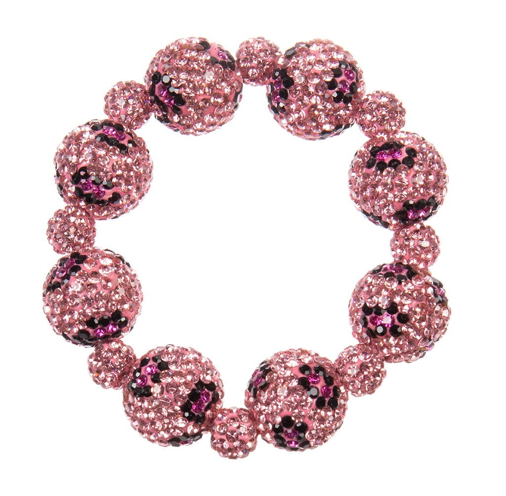 Crystal Rhinestone Bracelet B4256-Pink