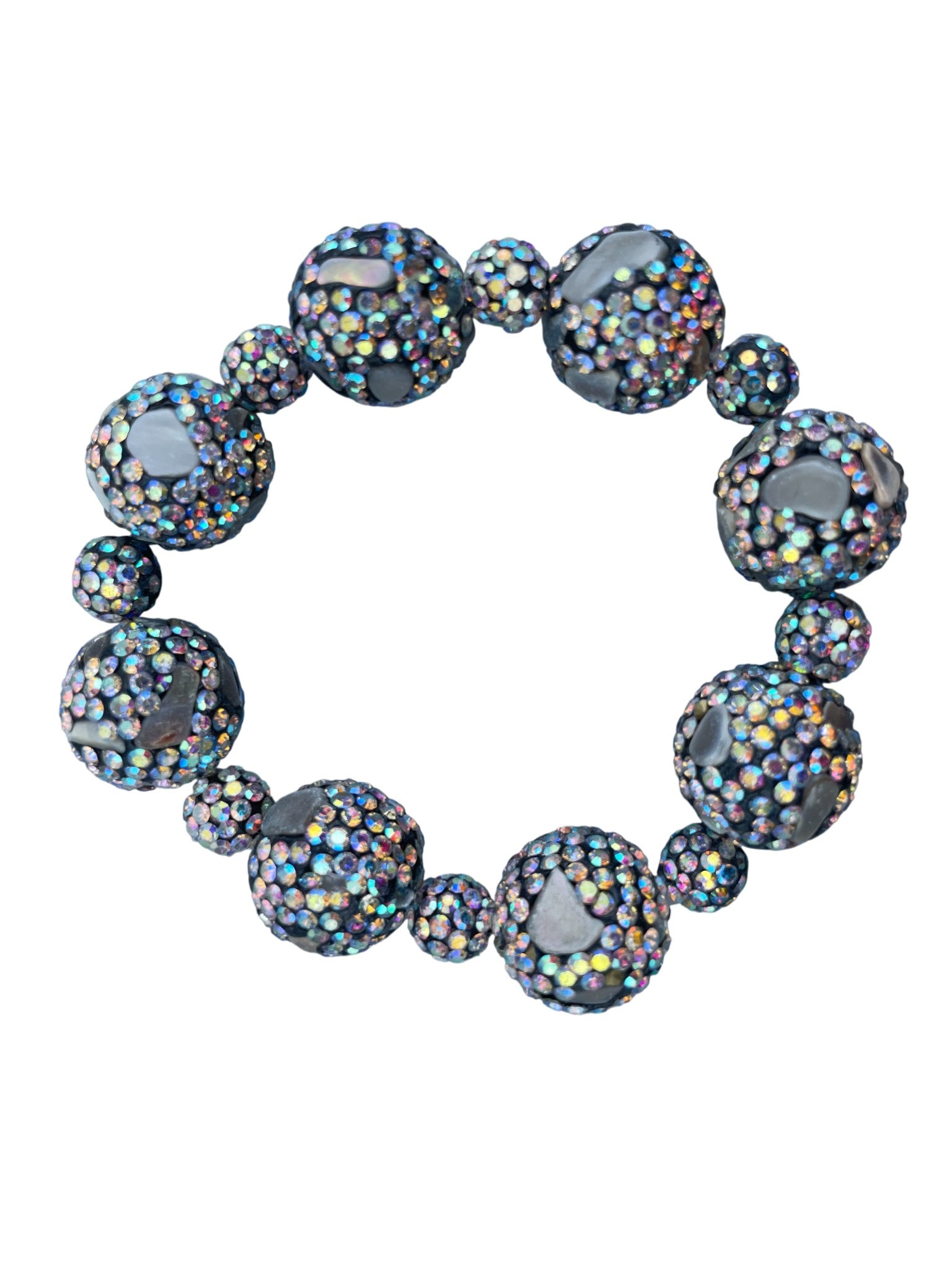Rhinestone Sphere Bracelet B4257