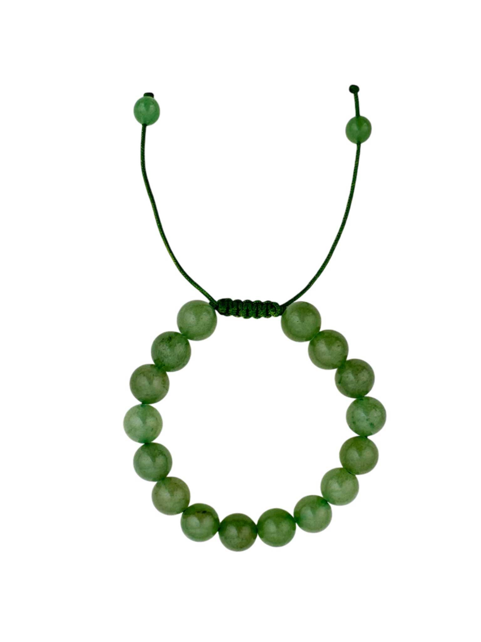Green Aventurine Braided Bracelet B4262 -10MM