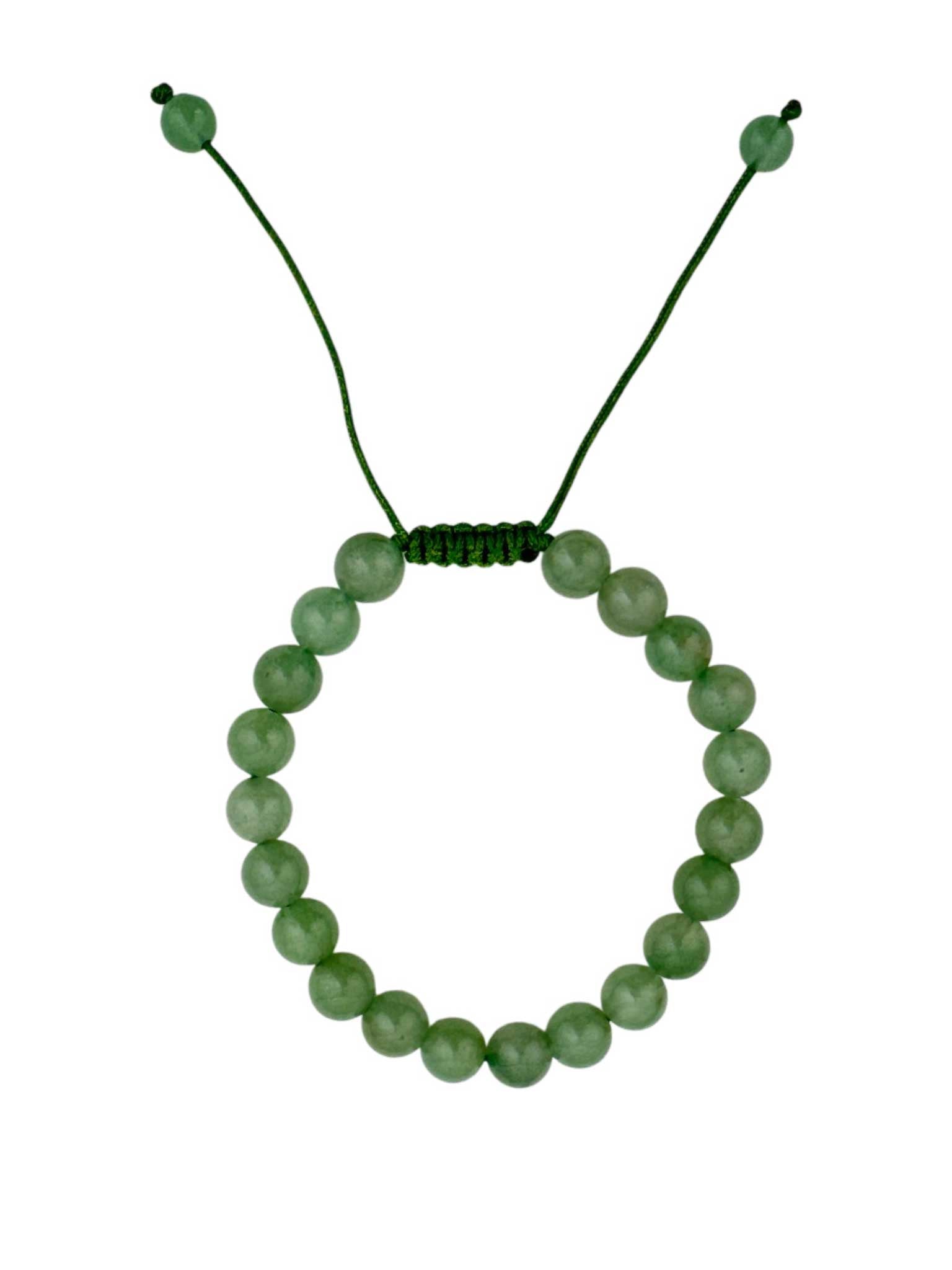 Green Aventurine Braided Bracelet B4262 -8MM