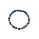 18K Gold Plated Lapis Strech Bracelet B4321