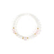 18K Gold Plated Moonstone Strech Bracelet B4321