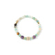 18K Gold Plated Amazonite Cubic Zirconia Strech Bracelet B4322