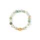 18K Gold Plated Amazonite Strech Bracelet B4324
