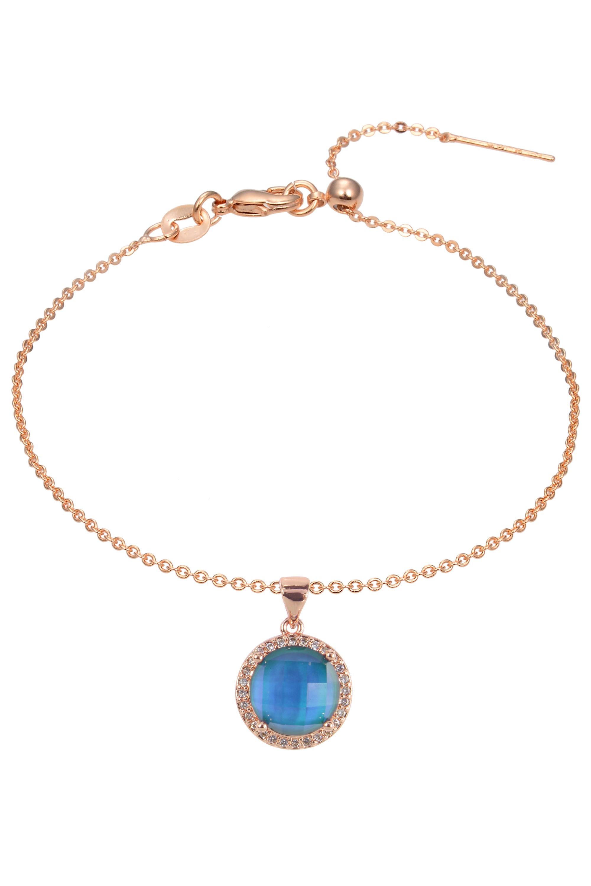 Gem Zircon Pendant For Bracelet BP0575