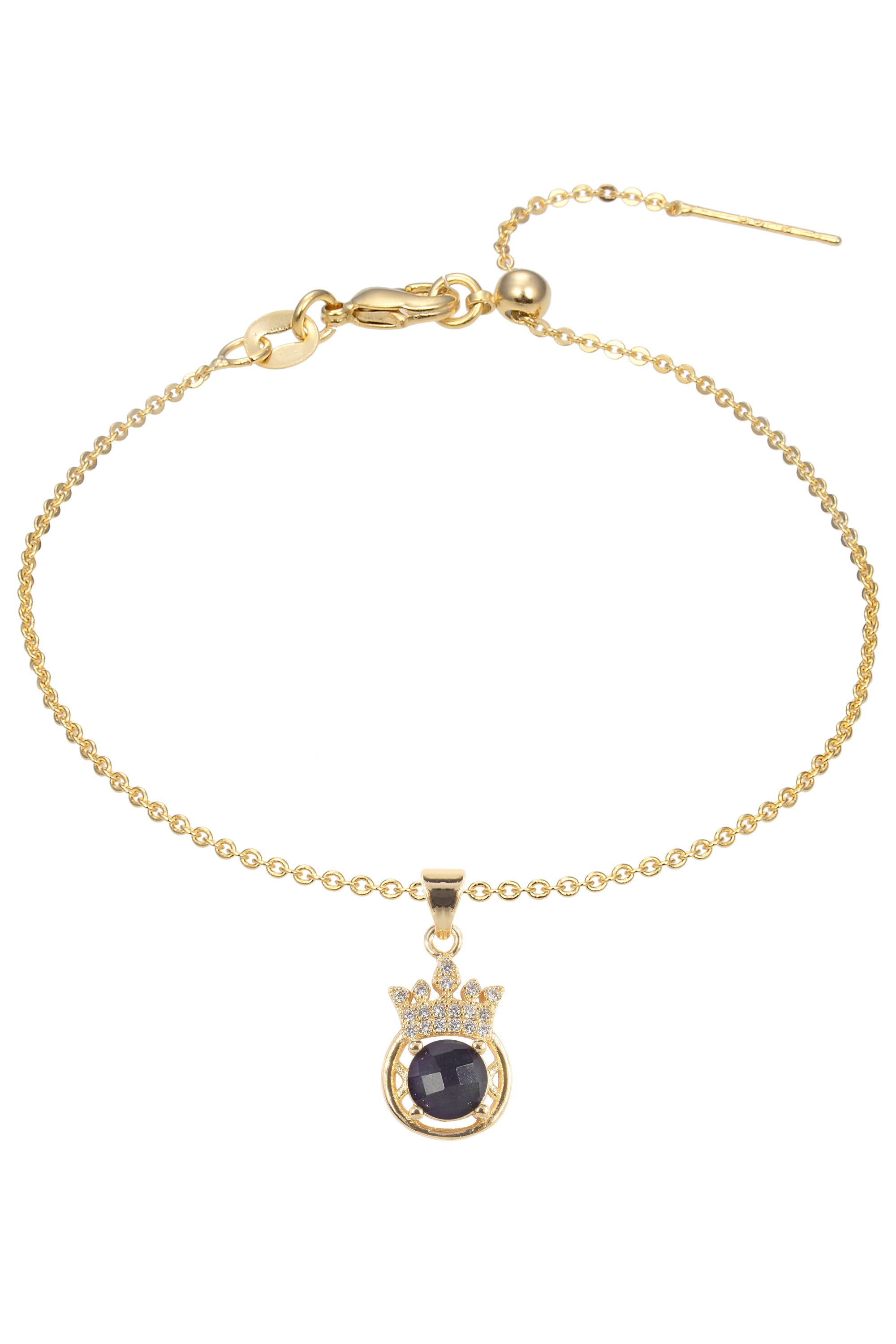 Gem Zircon Pendant For Bracelet BP0584