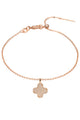Zircon Clover Pendant Bracelet BP0589