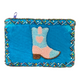 Boot Beaded Velvet Coin Purse V0701