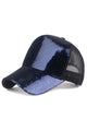 Sequins Mesh Cap C0067