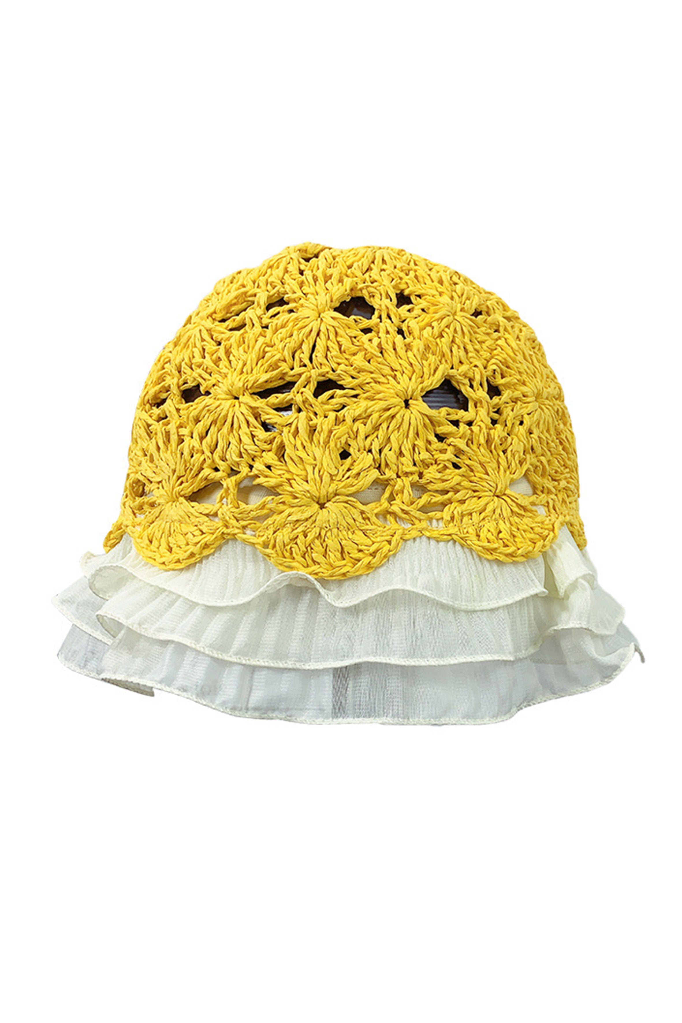 Ruffle Lace Fisherman Hat C0127