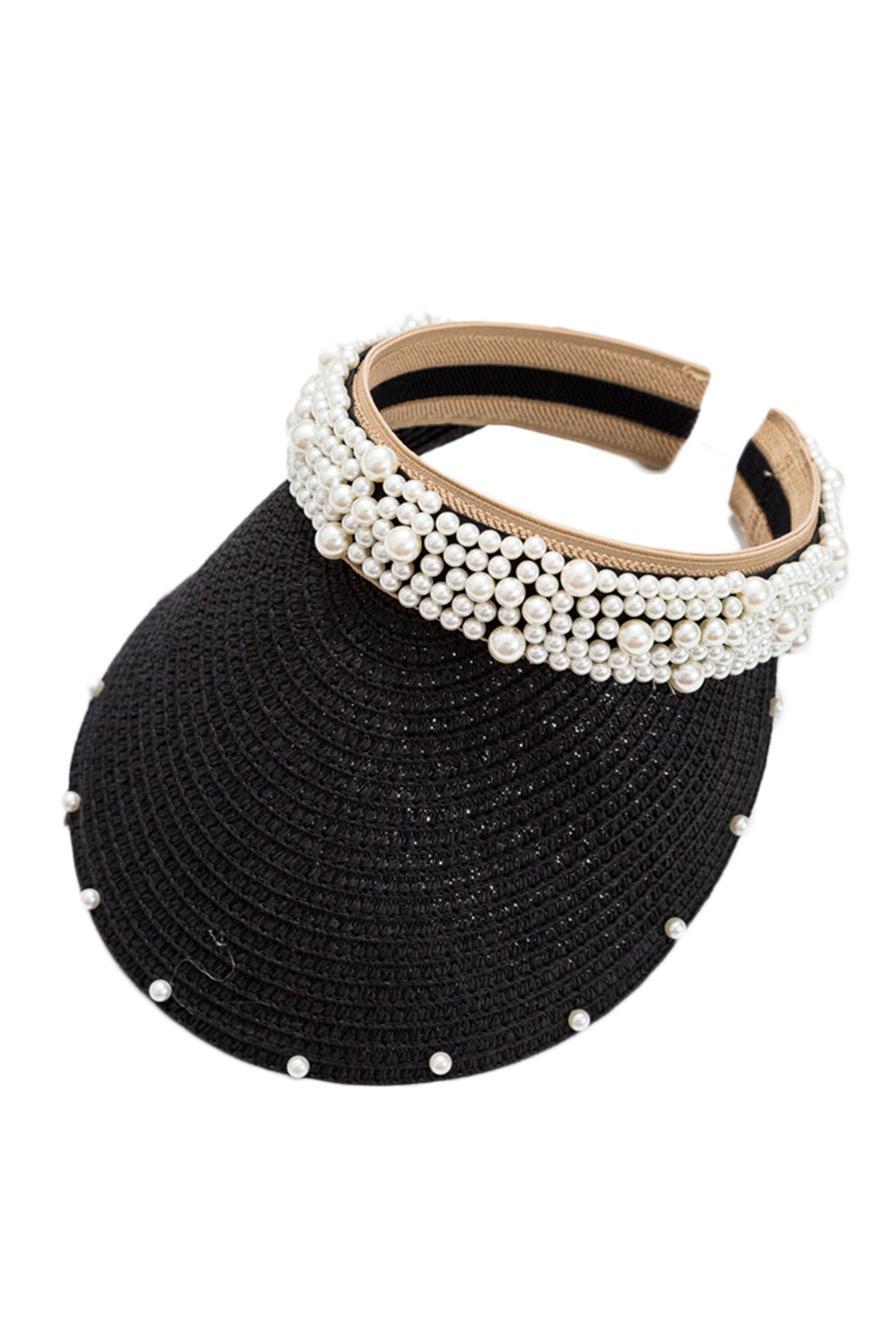 Handmade Pearl Vista Straw Hat C0196