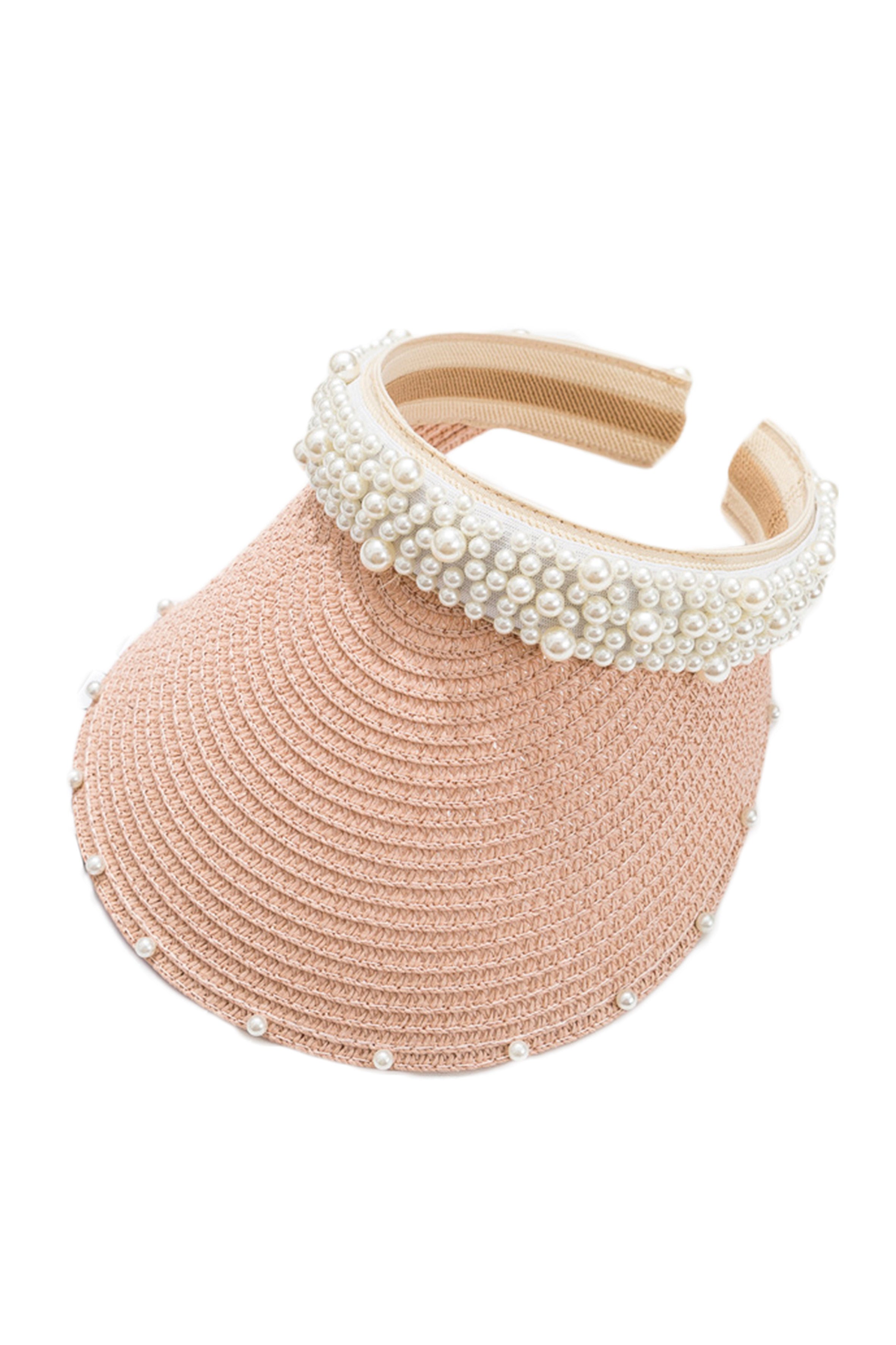 Handmade Pearl Vista Straw Hat C0196