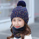 Knitted Beanie Scarf Set C0238