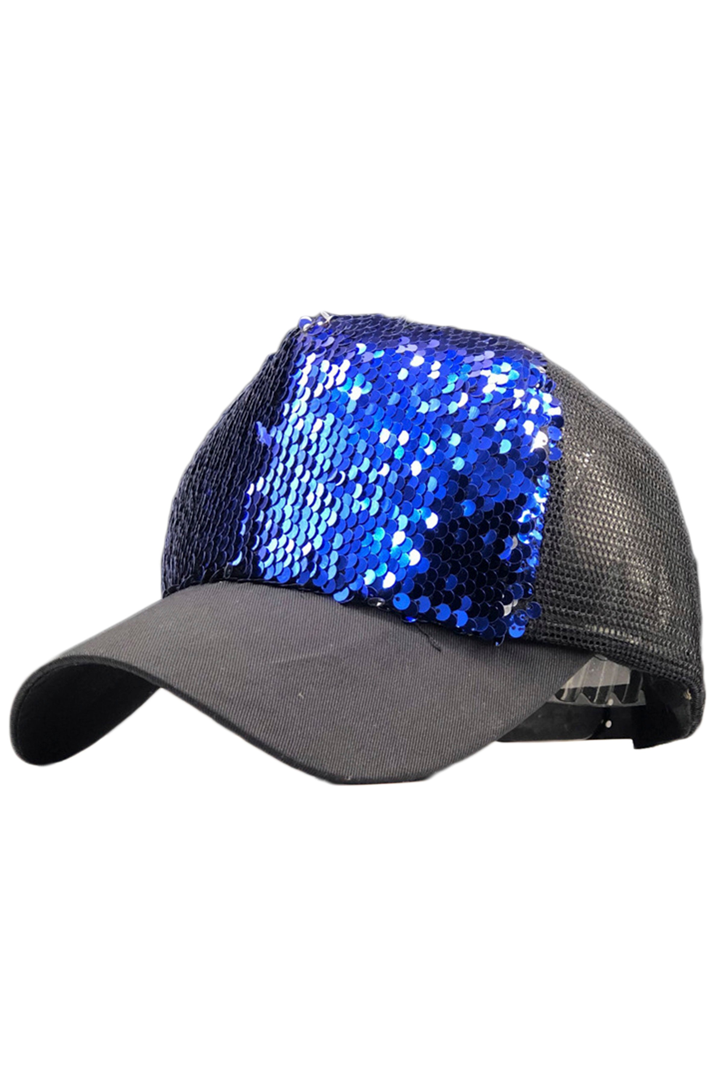 Sequins Mesh Cap C0298