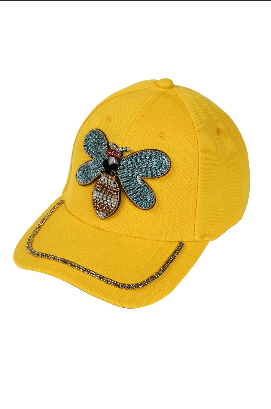 Bee Rhinestone Cap C0315