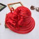 Floral Organza Fedora Hat C0414