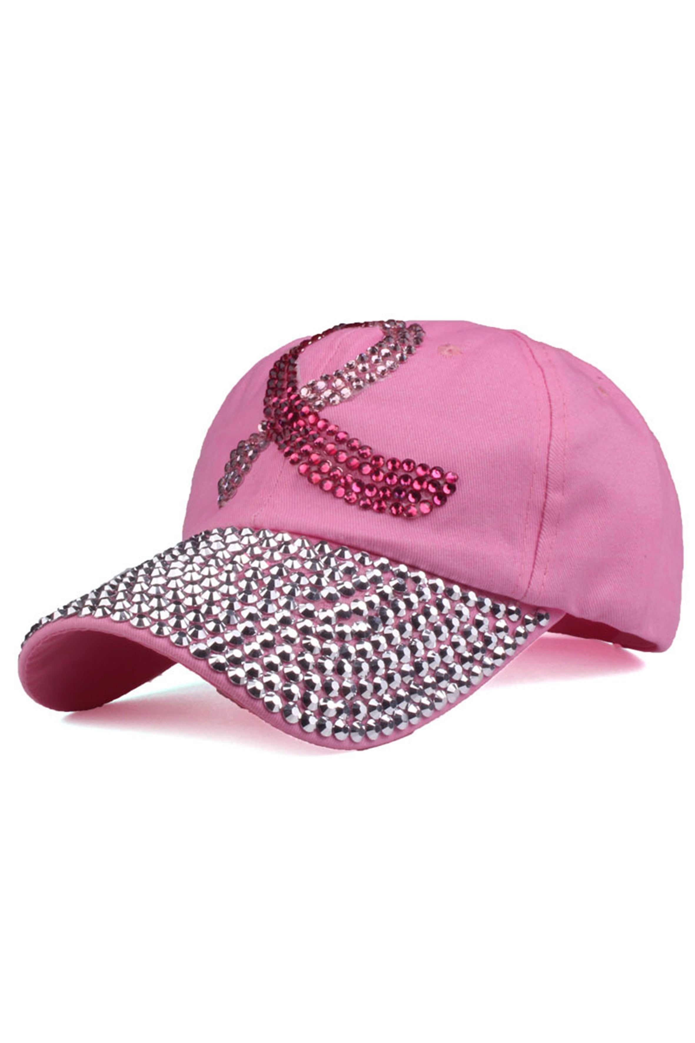 Ribbon Rhinestone Cap C0444