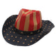 American Flag Printed Fedora Hat C0553