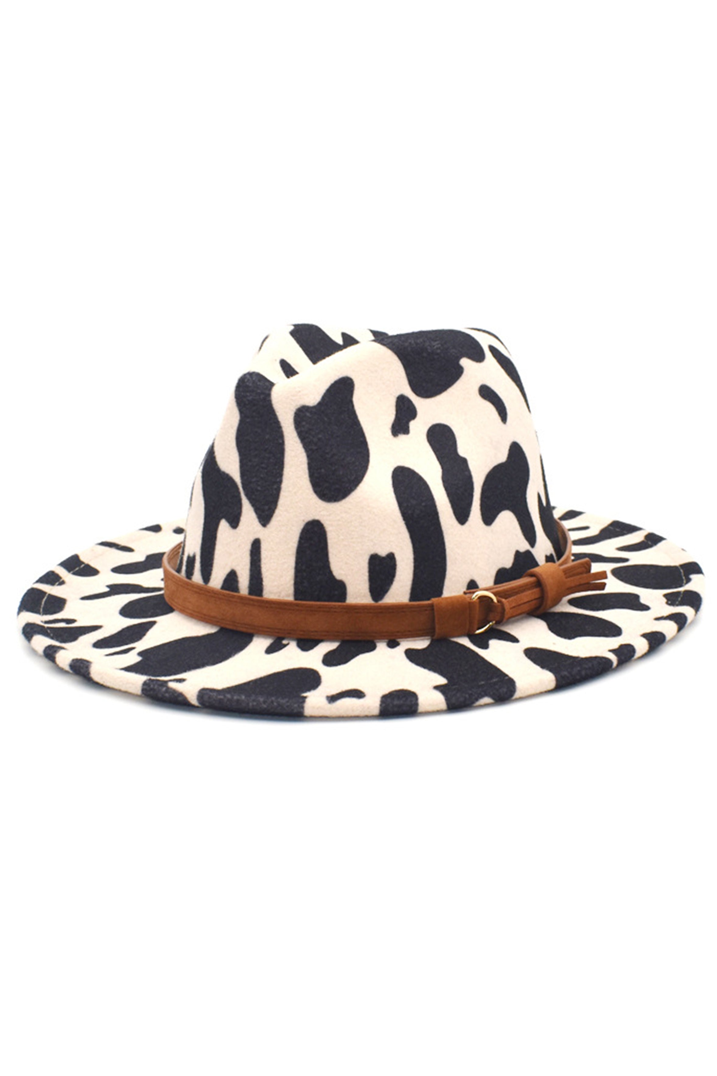 Cow Printed Top Hat C0616