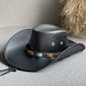 PU Leather Cowboy Cap C0632