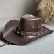 PU Leather Cowboy Cap C0632