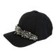 Floral Rhinestone Baseball Cap C0732