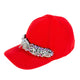 Floral Rhinestone Baseball Cap C0732