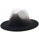 Gradient  Wool Felt Jazz Fedora Hat C0832