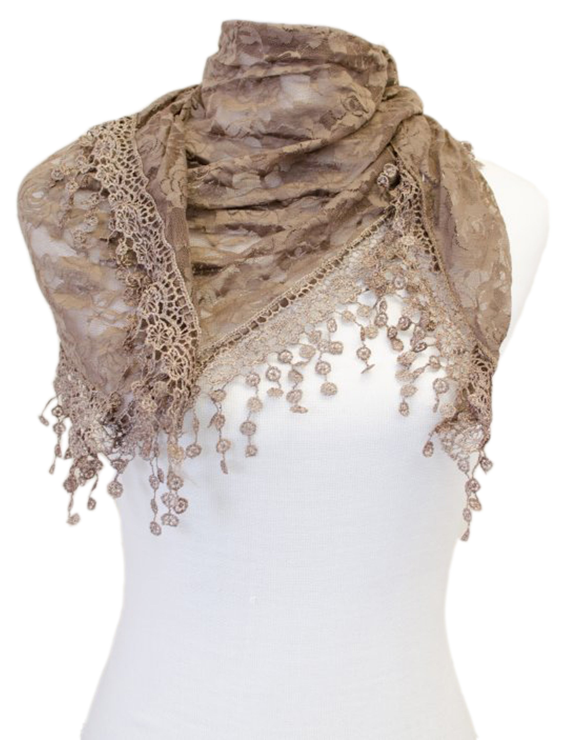 Girls New Fashion Elegant Lace Shawls Scarves CH01