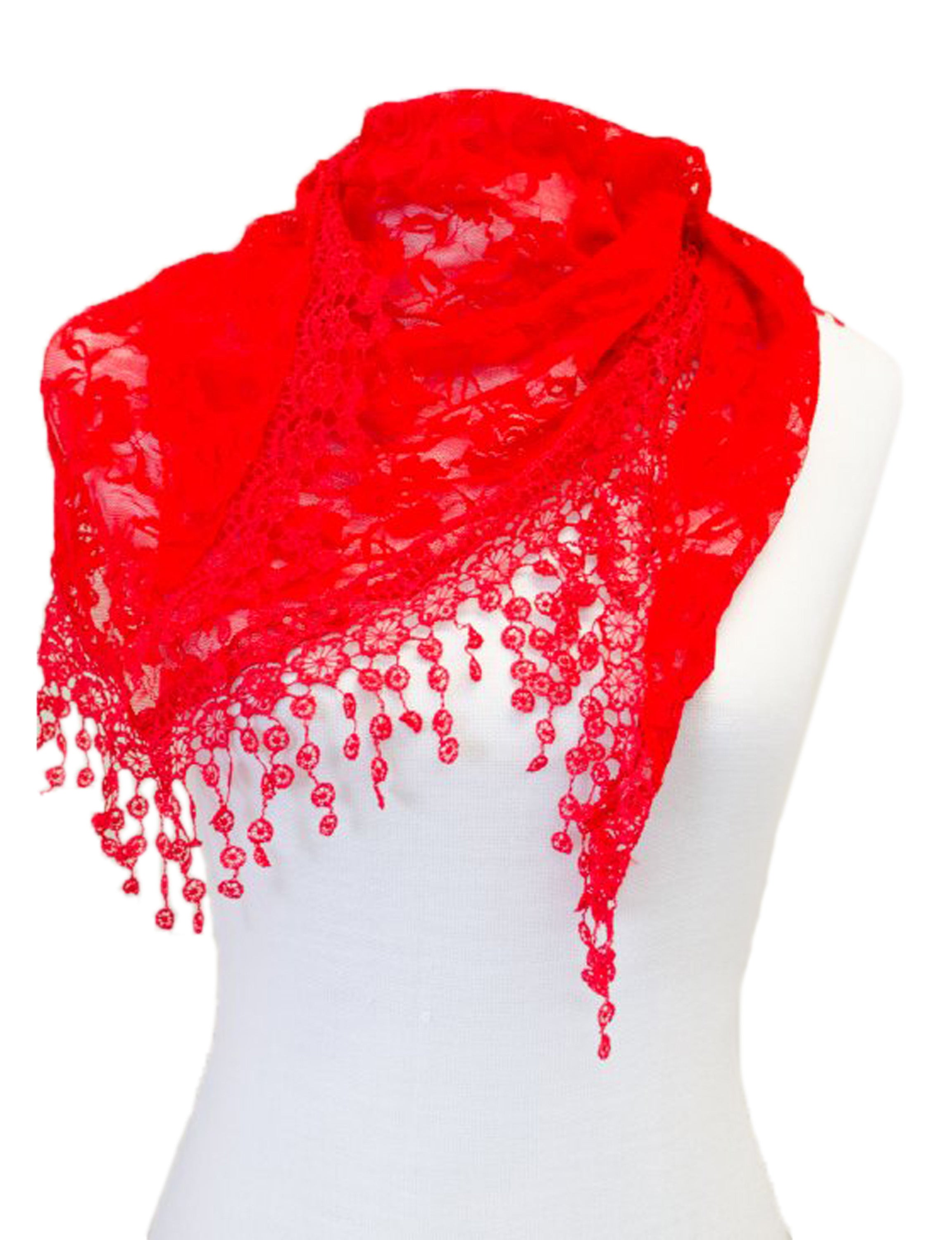 Girls New Fashion Elegant Lace Shawls Scarves CH01