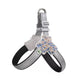 Ceramic Rhinestone Y Shaped Pet Harness Chest Strap CR0003 - Blue