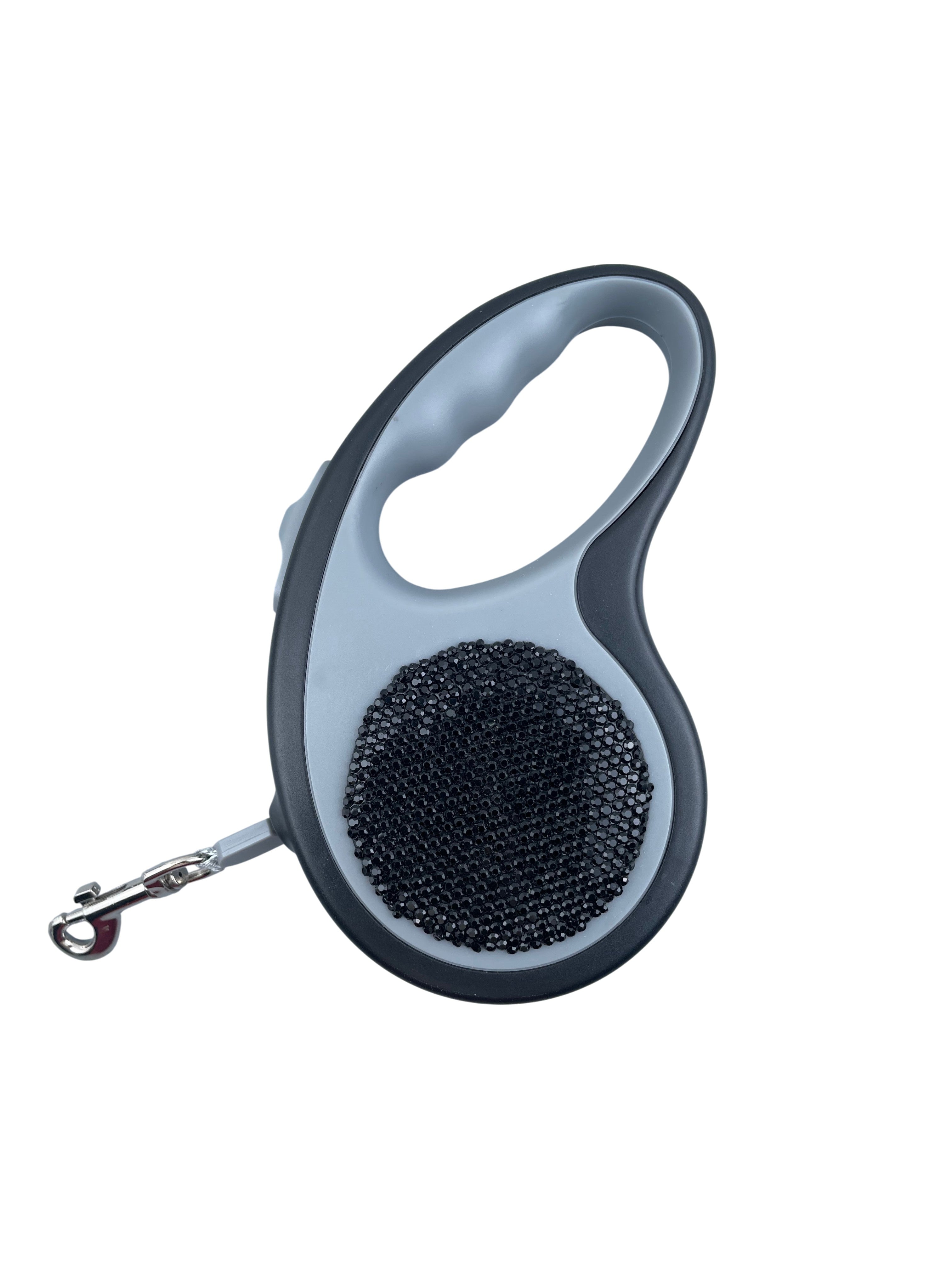 Ceramic Rhinestone Retractable Leash CR0004