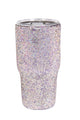Ceramic Rhinestone Stainless Steel Thermos Mug 30oz CR0013