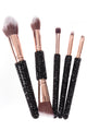 5PCS Ceramic Rhinestone Make Up Brush Set CR0020