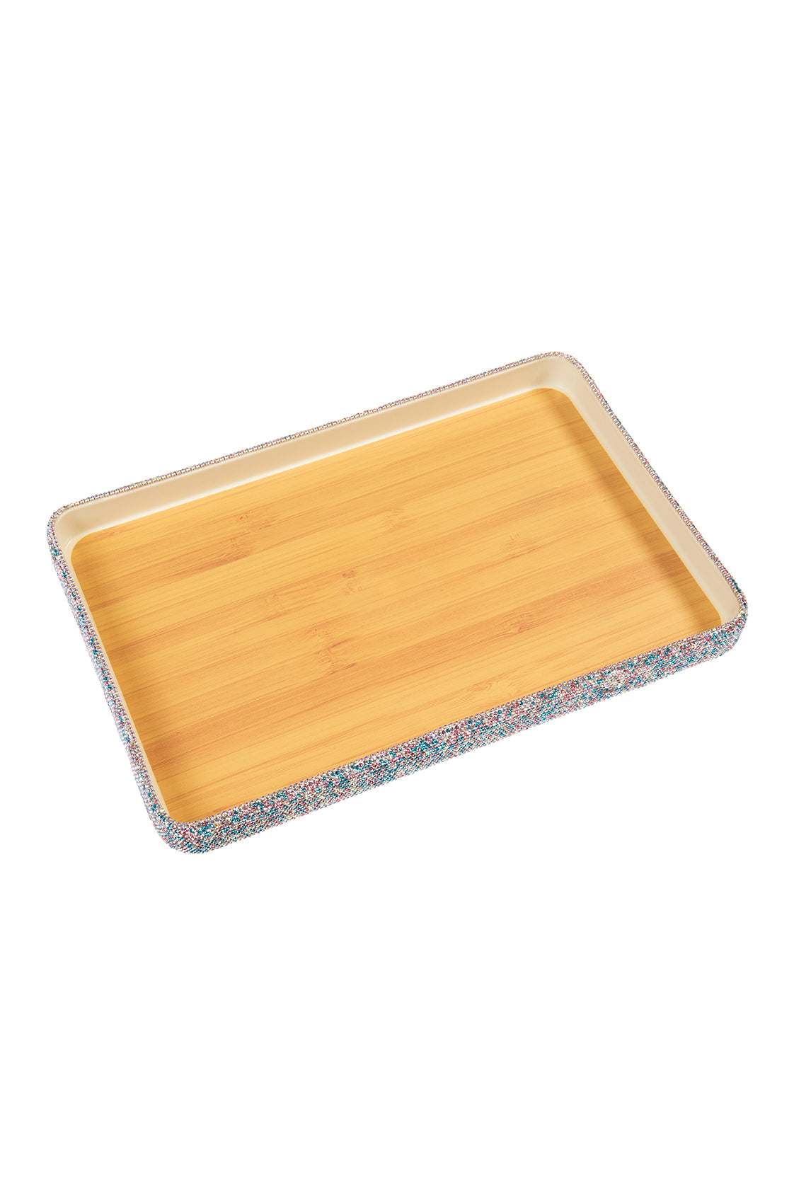 Large Ceramic Rhinestone Decoration Tray CR0022
